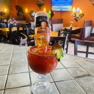 Las micheladas están buenísimas