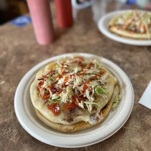 Pupusa ready to eat
