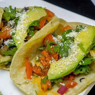 Chorizo Taco. other options are Pollo, Carne, and Lengua