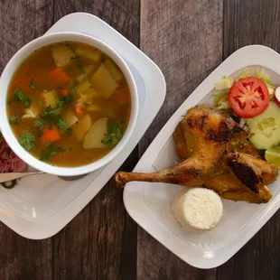 sopa de Gallina India