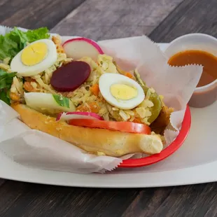 Pan con gallina Especial