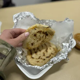 Birria &amp; Queso Pupusas