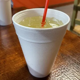 Yum, pepino and lime agua fresca