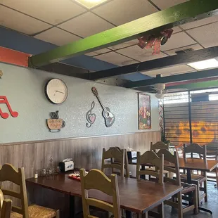 Restaurant interior.