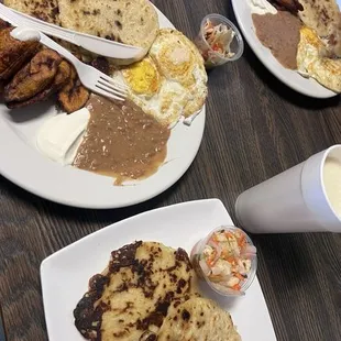 Pupusas Revueltas Shrimp Pupusas