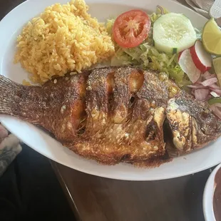 Pescado frito