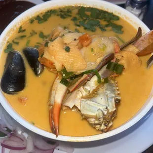 Sopa de mariscos
