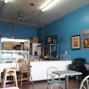 the interior of a restaurant