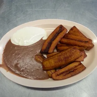 Platanos fritos.(  ³)