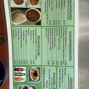 Menu side 2 - 9/2021