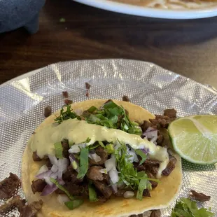 Mexican taco.