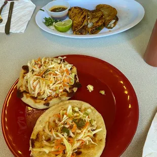 Papusas and Birria Tacos