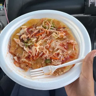 a plate of food