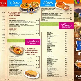 ¡Ven y disfruta de nuestro maravilloso menú y su exquisita variedad! ¡Te esperamos!    (301) 605-7063