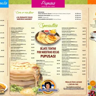 ¡Ven y disfruta de nuestro maravilloso menú y su exquisita variedad! ¡Te esperamos!    (301) 605-7063