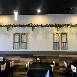 A warm and charming interior.