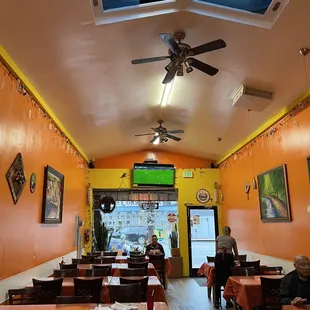 the interior of a restaurant