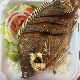 Mojarra frita