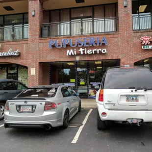 Outside. Storefront located in Intown Plaza (same building as Quickly). Next door to 8° Fahrenheit Ice Cream.