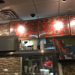 a view of a restaurant kitchen