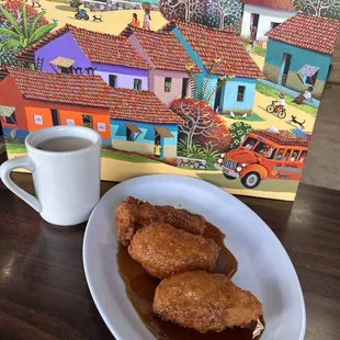 Nuegados de yuca con chilate!