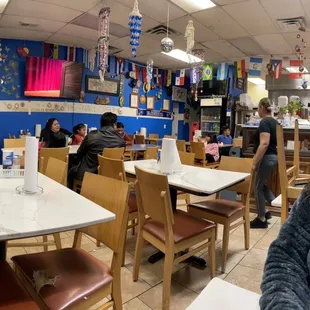 interior, sushi and sashimi