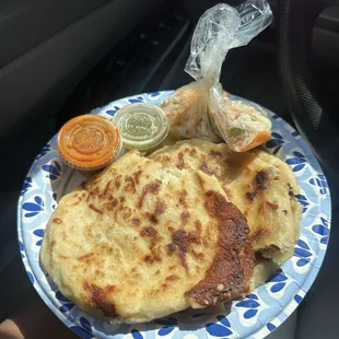 Steak & Chicken Pupusas