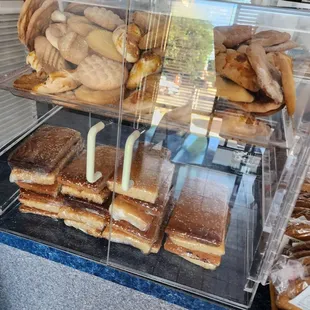 a variety of pastries