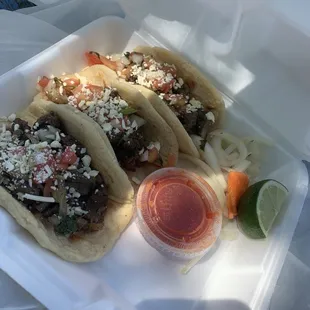 Steak tacos