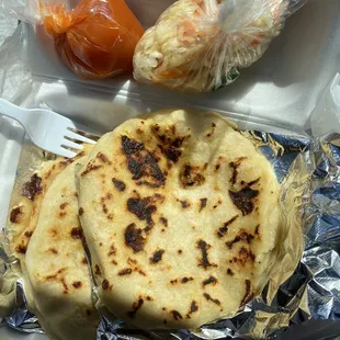 Pupusa chicken &amp; cheese