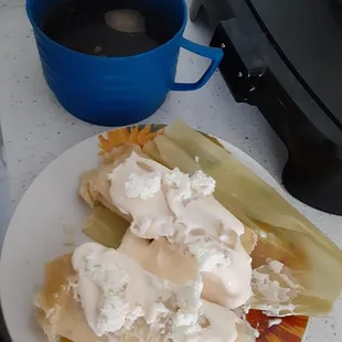 Nuestros tamales de elotes