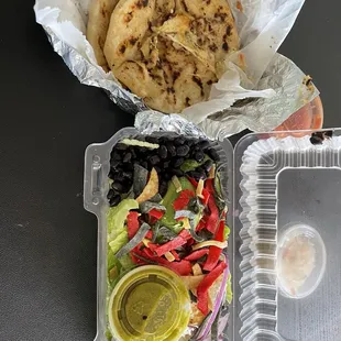 #2. Two Pupusas and Small Avocado Salad Lunch Special