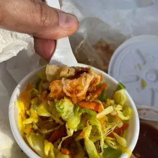 So good I even ate cabbage!