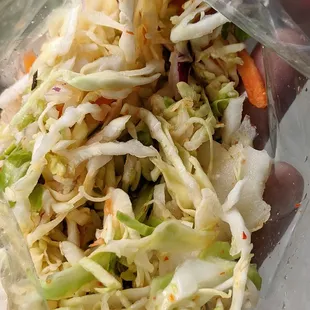 Pickled cabbage salad