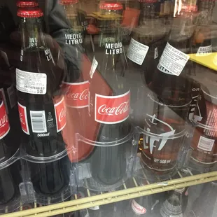 Glass bottles of coke...haven&apos;t seen that in awhile.