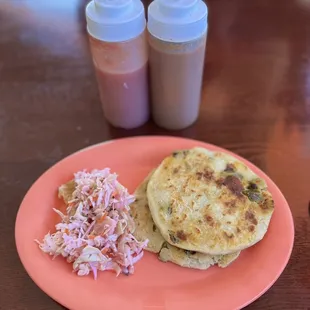 Create Your Own Pupusa ($7.75 for both)