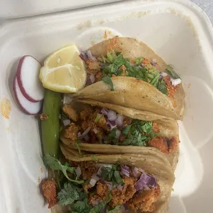 Chicken tacos