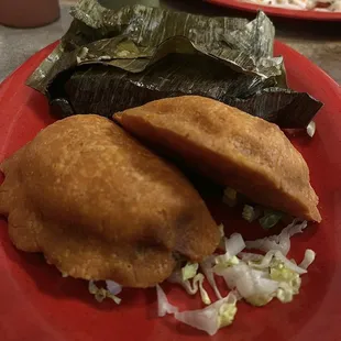 Empanadas and tamales
