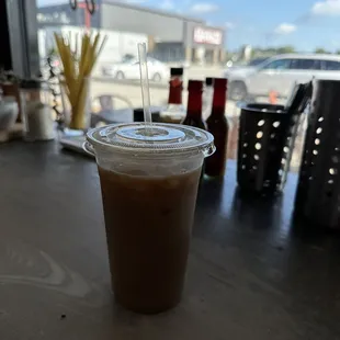 Iced coffee- lavendar