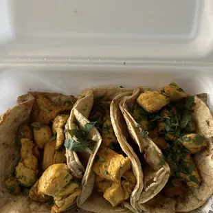 Chicken tacos