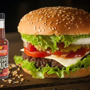 Pura vida hamburguesa