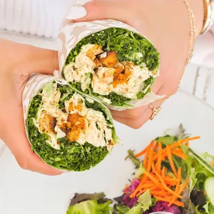 KALE CHICKEN CEASAR WRAP