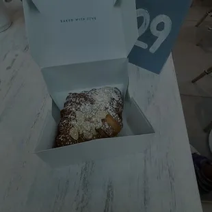 Almond croissant