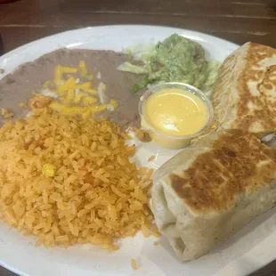 Grilled stuff burrito with chicken
