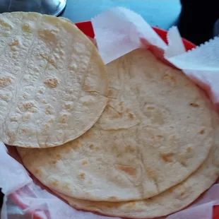 Corn and flour tortillas