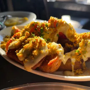 Garlic Parmigiano Potato Wedges Perfect. Ask for extra sauce.