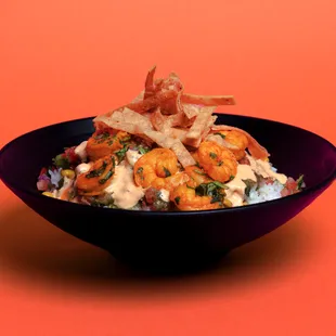 Behold... our new Citrus Garlic Mojo Shrimp bowl. Get it just like this or in burrito, taco or salad form.
  
 Order today!