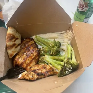 Grilled chicken combo