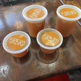Pūrbird Bone Broth made fresh in house!