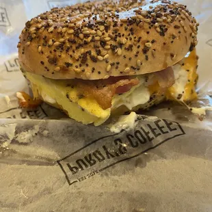 Farmhouse on everything bagel